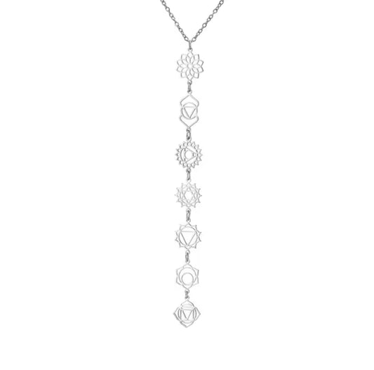 Karma Chakra Kette Edelstahl | 7 Chakren Energie & Balance