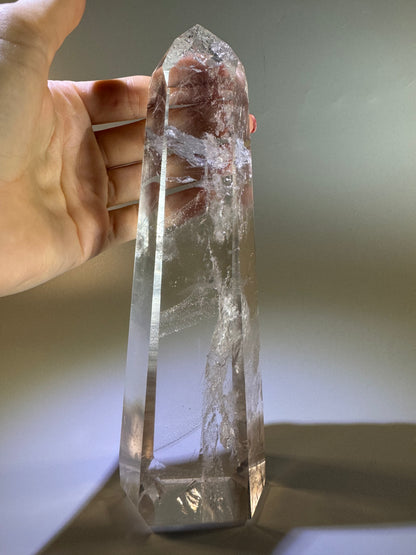 Bergkristallspitze (ultra klar!) - 21cm, 993g
