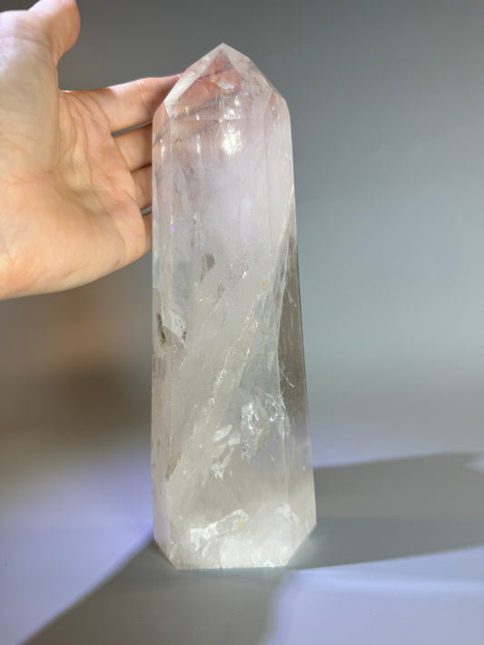 Bergkristallspitze – 22,5 cm, 1,24 kg | Brasilien