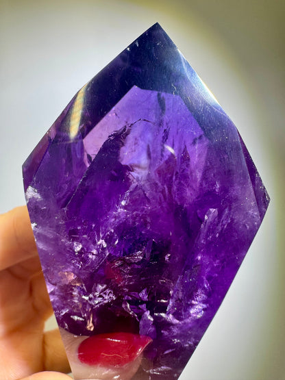Aussergewöhnliche – Amethyst-Spitze 💜 - 10cm, 234g