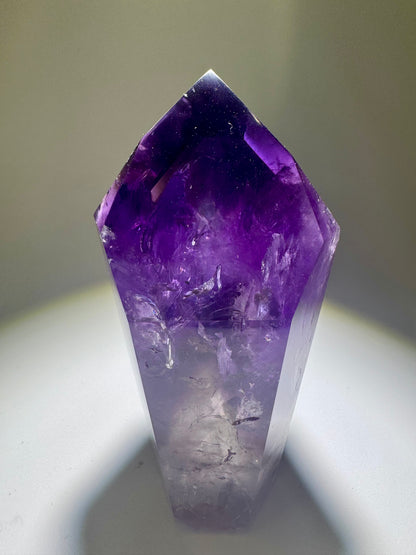 Aussergewöhnliche – Amethyst-Spitze 💜 - 10cm, 234g