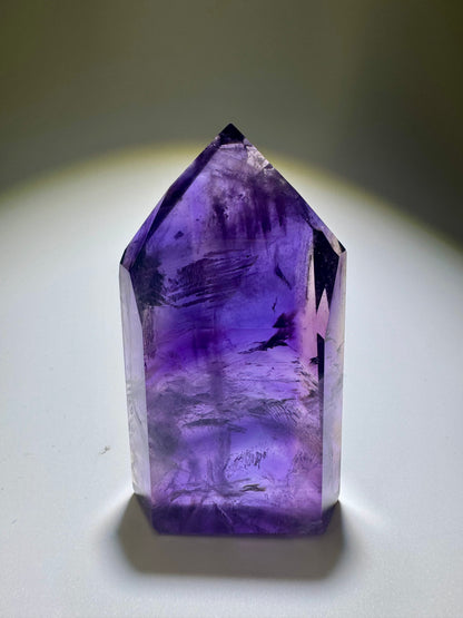 Tief violette Ametrin Spitze (Amethyst/Citrin) ✨💜 - 7.8cm, 106g