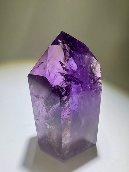 Traumhafte klare Phantom Ametrin Spitze ✨💜 - 6.5cm, 134g
