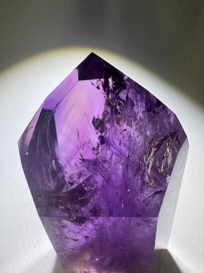 Traumhafte klare Phantom Ametrin Spitze ✨💜 - 6.5cm, 134g