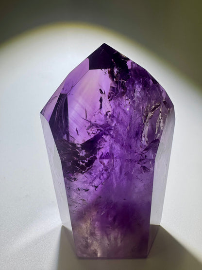 Traumhafte klare Phantom Ametrin Spitze ✨💜 - 6.5cm, 134g