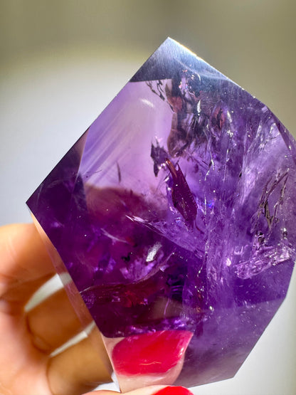 Traumhafte klare Phantom Ametrin Spitze ✨💜 - 6.5cm, 134g
