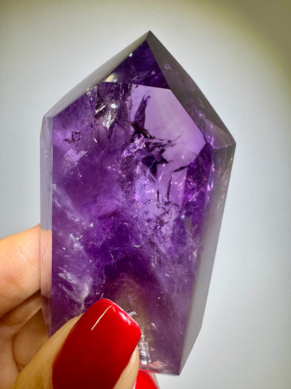 Traumhafte klare Phantom Ametrin Spitze ✨💜 - 6.5cm, 134g