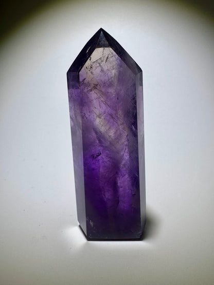 Zauberhafte hochwertige Phantom Ametrin Spitze (Amethyst/Citrin) ✨💜 - 8.2cm, 78g