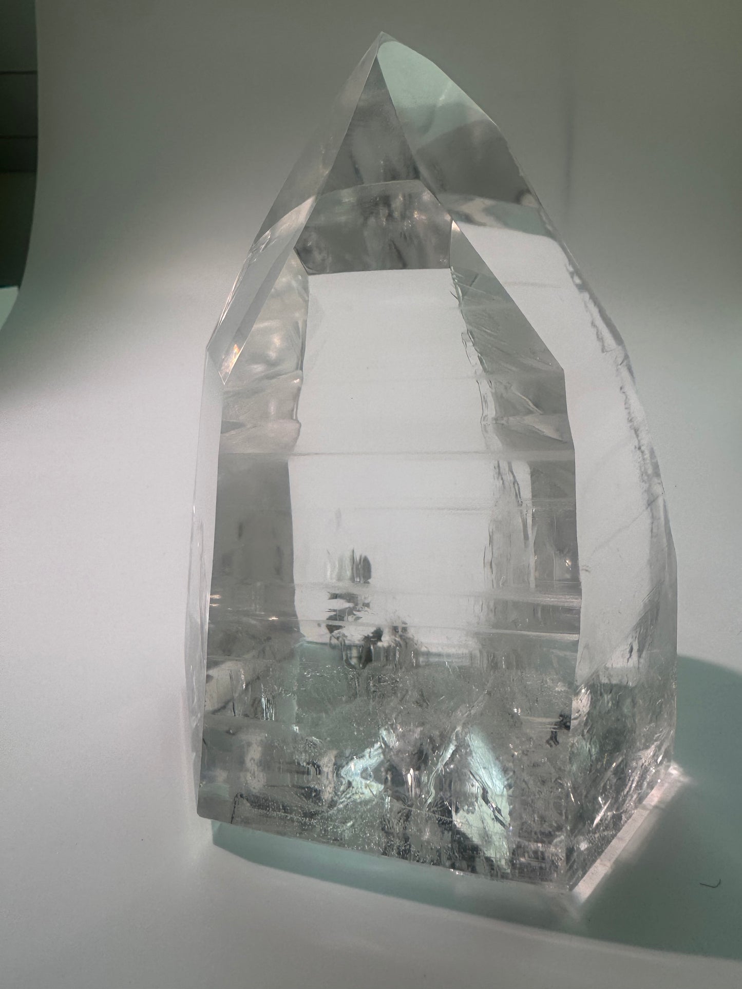 Lemurian Kristallspitze AAA - 13 cm, 1.26kg I Meisterkristall der göttlichen Verbindung