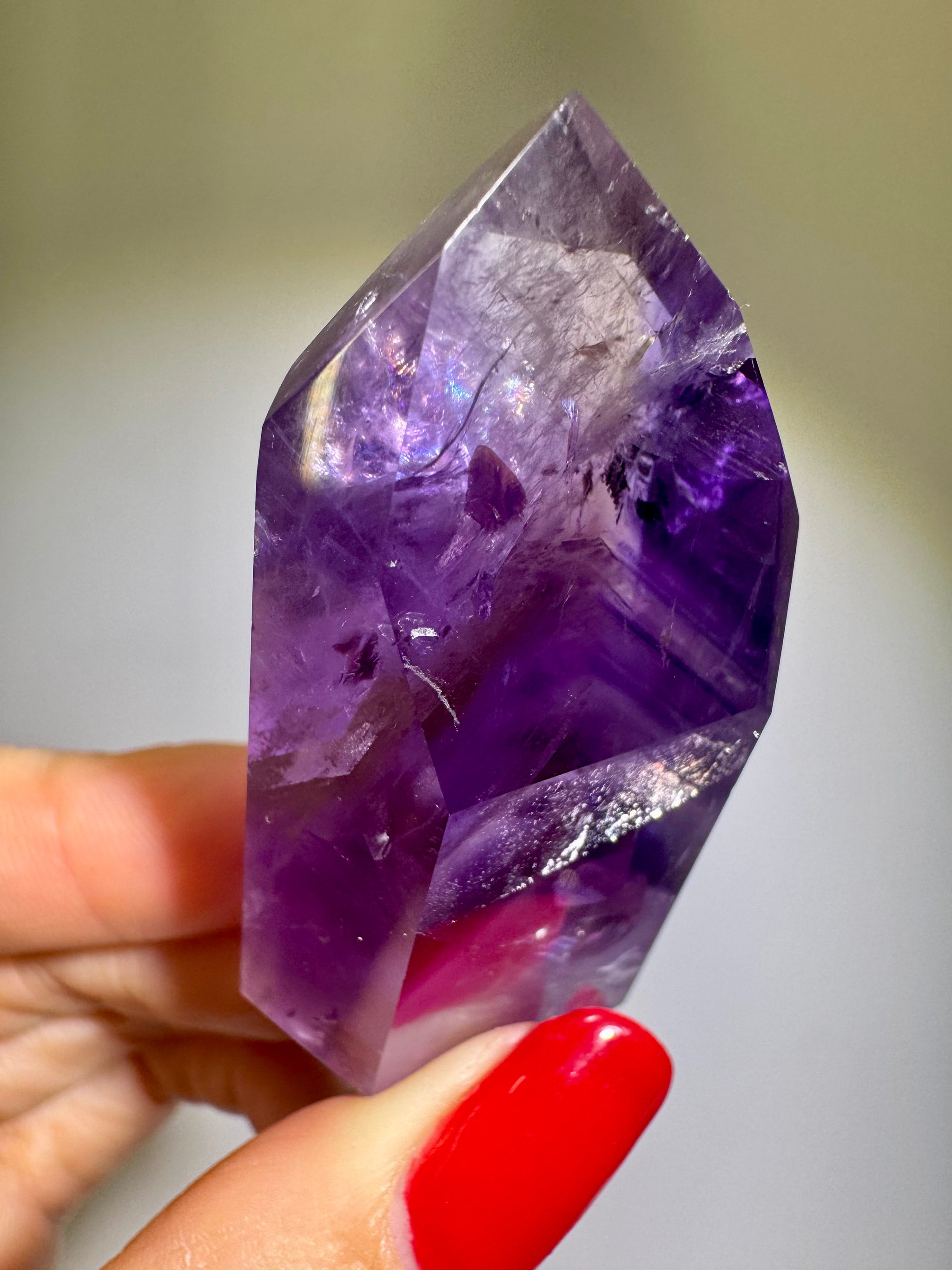 Süsse 1A Phantom Ametrin Spitze ✨💜 - 5.5cm, 48g