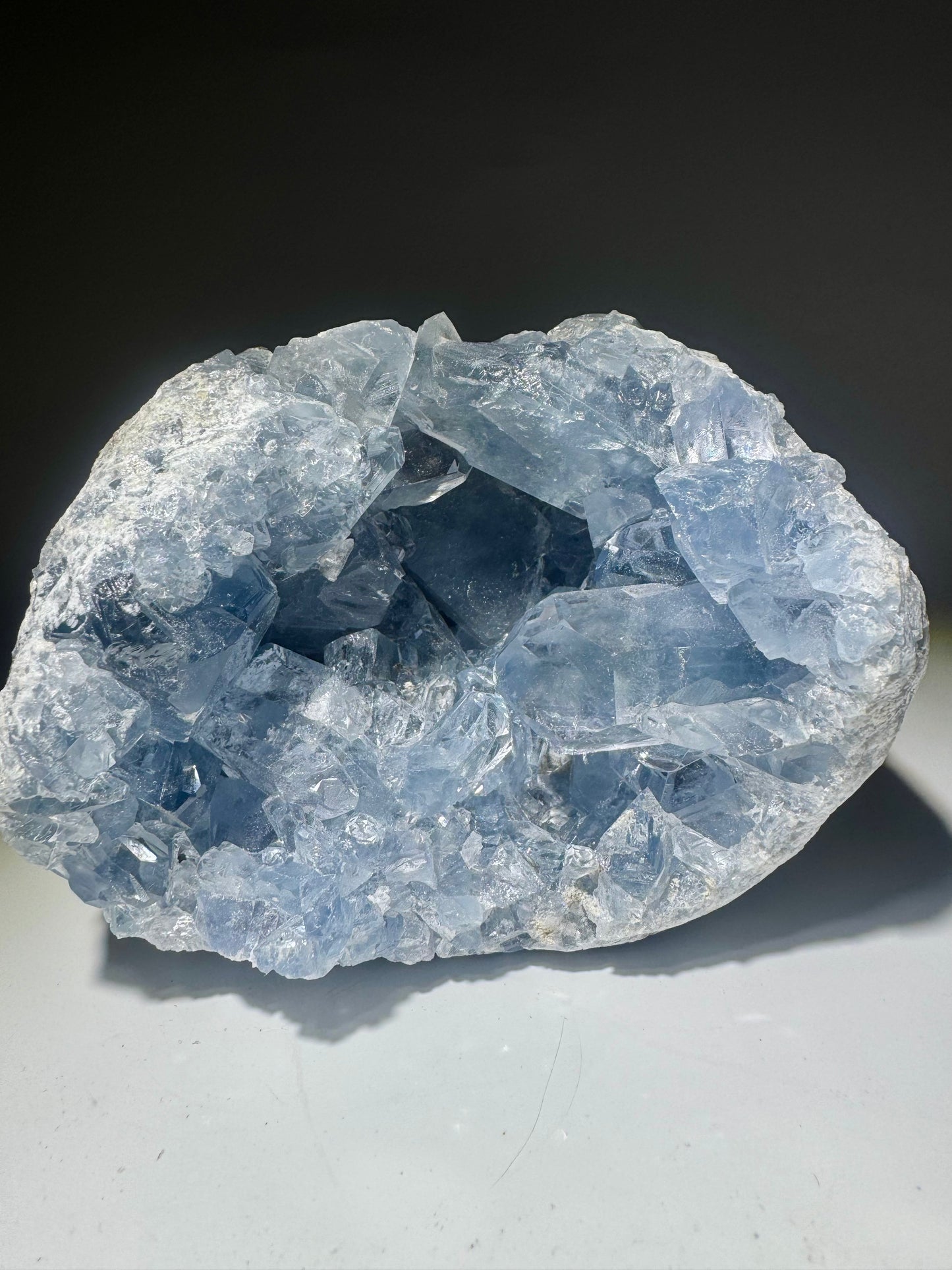 Celestin Stufe aus Madagaskar 💎 Klar & funkelnd ✨ Premium Qualität