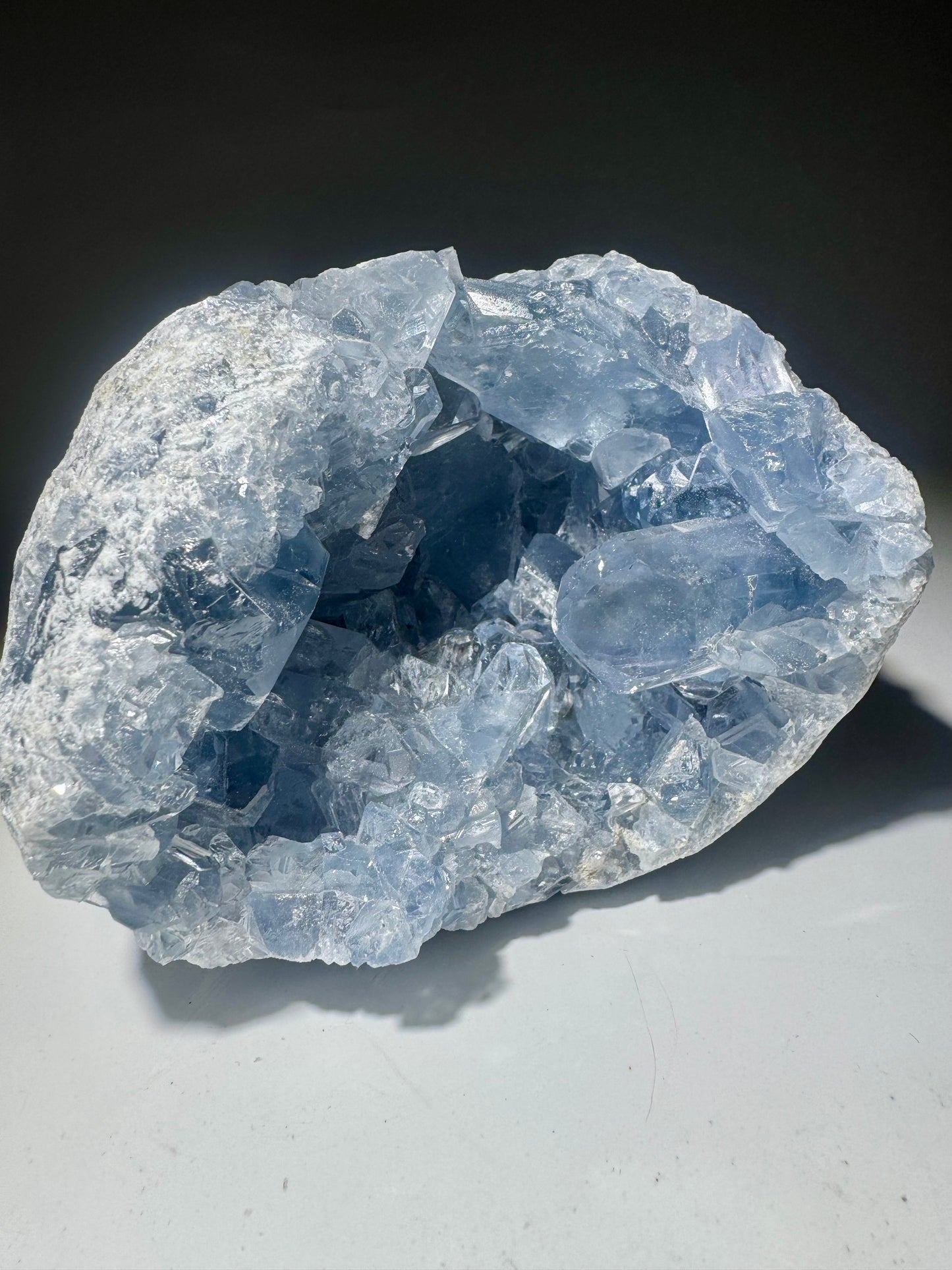 Celestin Stufe aus Madagaskar 💎 Klar & funkelnd ✨ Premium Qualität