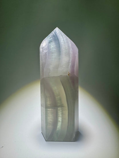 Wunderschöne Pastel Fluorit Spitze - 12.6cm, 337g