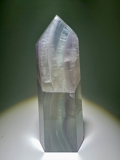 Wunderschöne Pastel Fluorit Spitze - 12.6cm, 337g