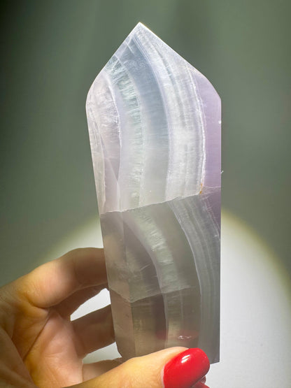 Wunderschöne Pastel Fluorit Spitze - 12.6cm, 337g