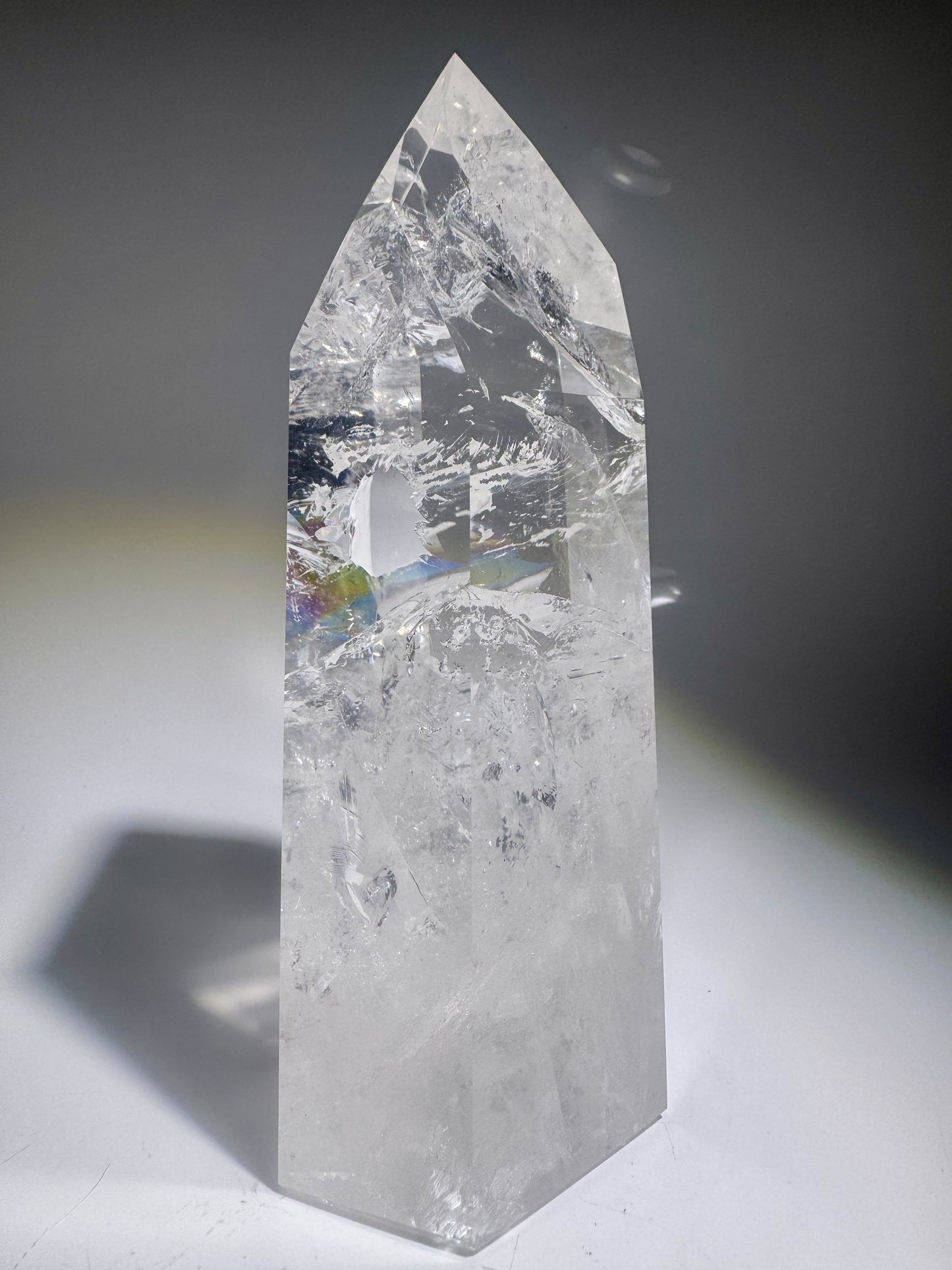 Lemurian Kristallspitze aus Bahia, Brasilien – 15cm, 739g