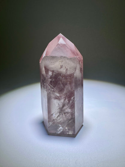 Bezaubernde & seltene rosa Kristall Spitze 💖 - 5.7cm, 57g