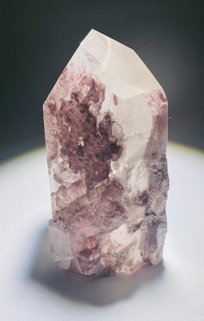 Sehr schöne Pink-Lithium-Spitze 🌸 - 7.2cm, 158g
