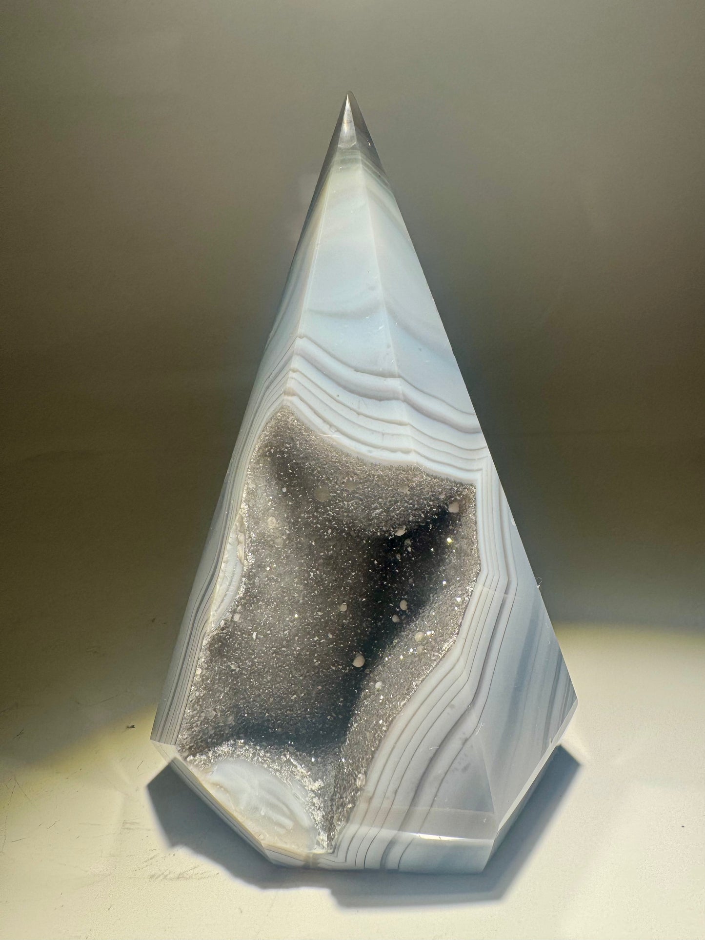 Achat-Geode Uruguay 13,3 cm – Traumstück kaufen 💎