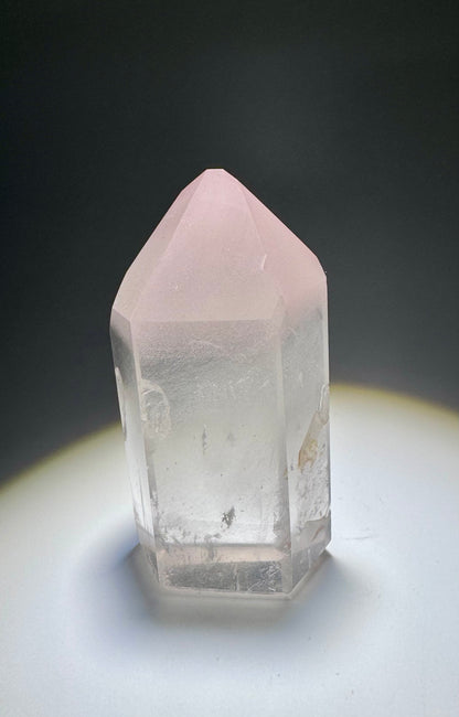 Grosse schöne Pink-Lithium-Spitze 💖 - 6.2cm, 88g