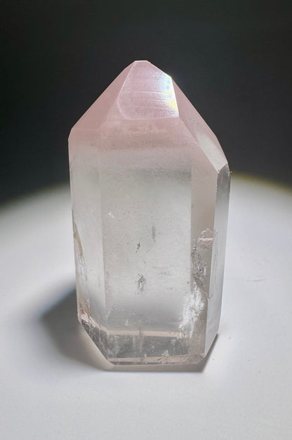 Grosse schöne Pink-Lithium-Spitze 💖 - 6.2cm, 88g