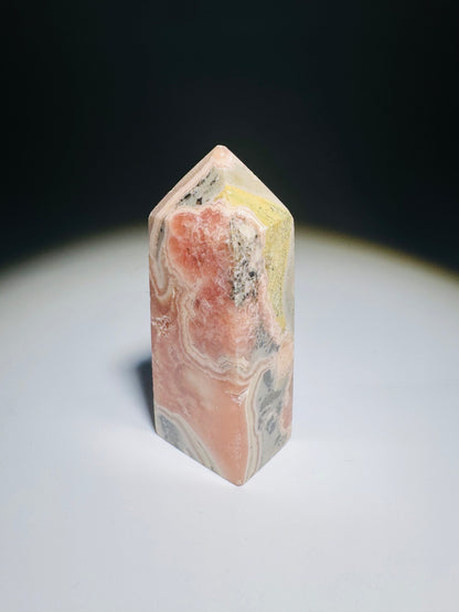 Wunderschöne Rhodochrosit Spitze mit wunderbarem Farbverlauf 💕 - 4.7cm