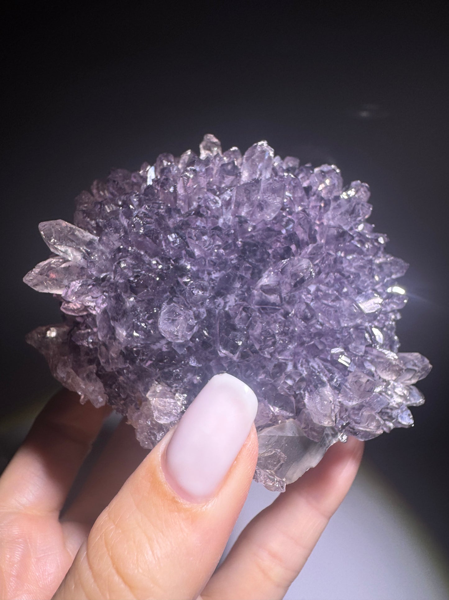 Exklusive Amethystblüte aus Uruguay – ca. 9.5 cm Stalaktit Kristall