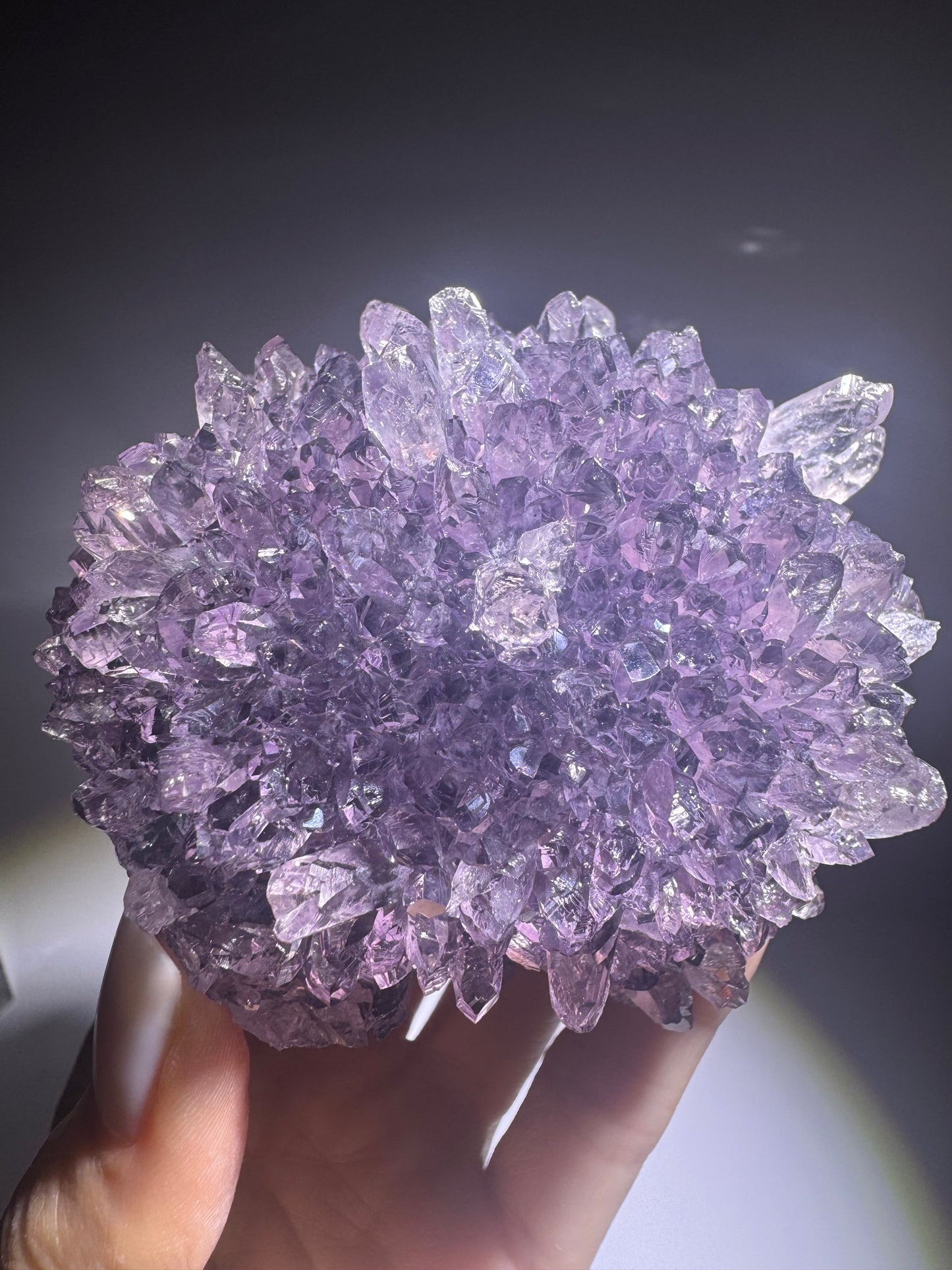 Exklusive Amethystblüte aus Uruguay – ca. 9.5 cm Stalaktit Kristall