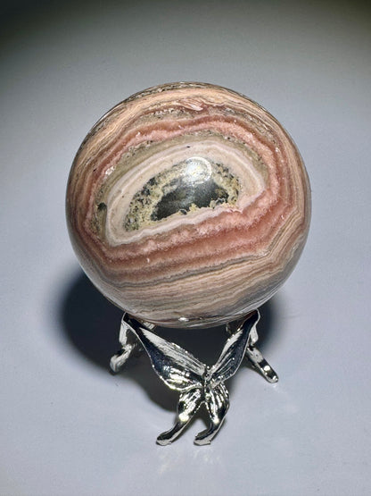 Wunderschöne Rhodochrosit Kugel mit sehr schönem Farbverlauf ✨ 💕 - 4.6cm