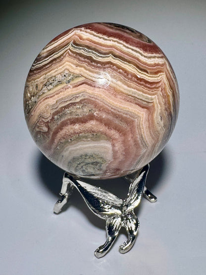 Wunderschöne Rhodochrosit Kugel mit sehr schönem Farbverlauf ✨ 💕 - 4.6cm