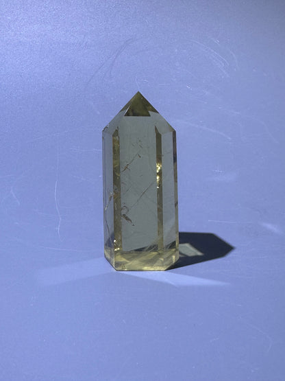 Pointe de citrine (extra claire) - 6,5 cm, 70 g