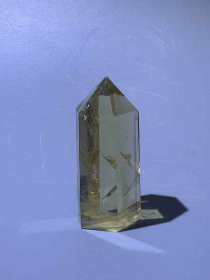 Pointe de citrine (extra claire) - 6,5 cm, 70 g