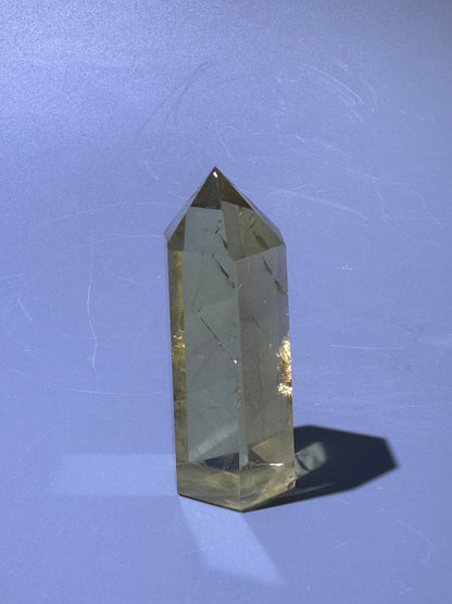 Pointe de citrine (extra claire) - 6,5 cm, 70 g