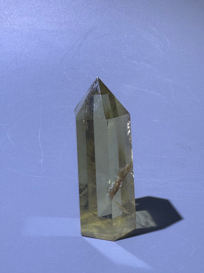 Pointe de citrine (extra claire) - 6,5 cm, 70 g