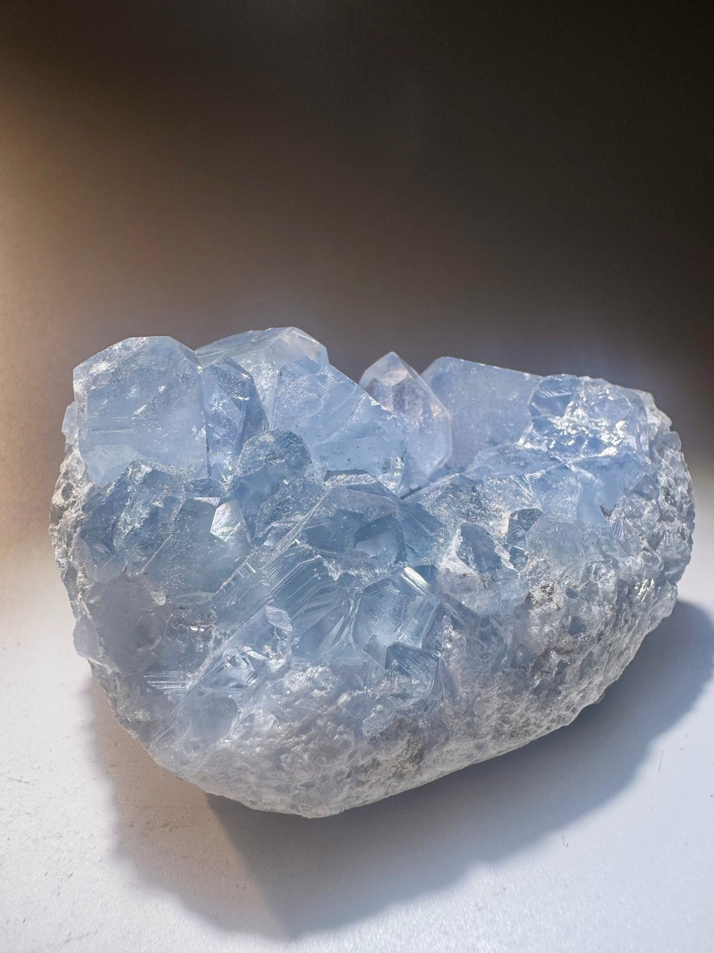Celestin Stufe aus Madagaskar 💎 Klar & funkelnd ✨ Museumsqualität 8.3cm