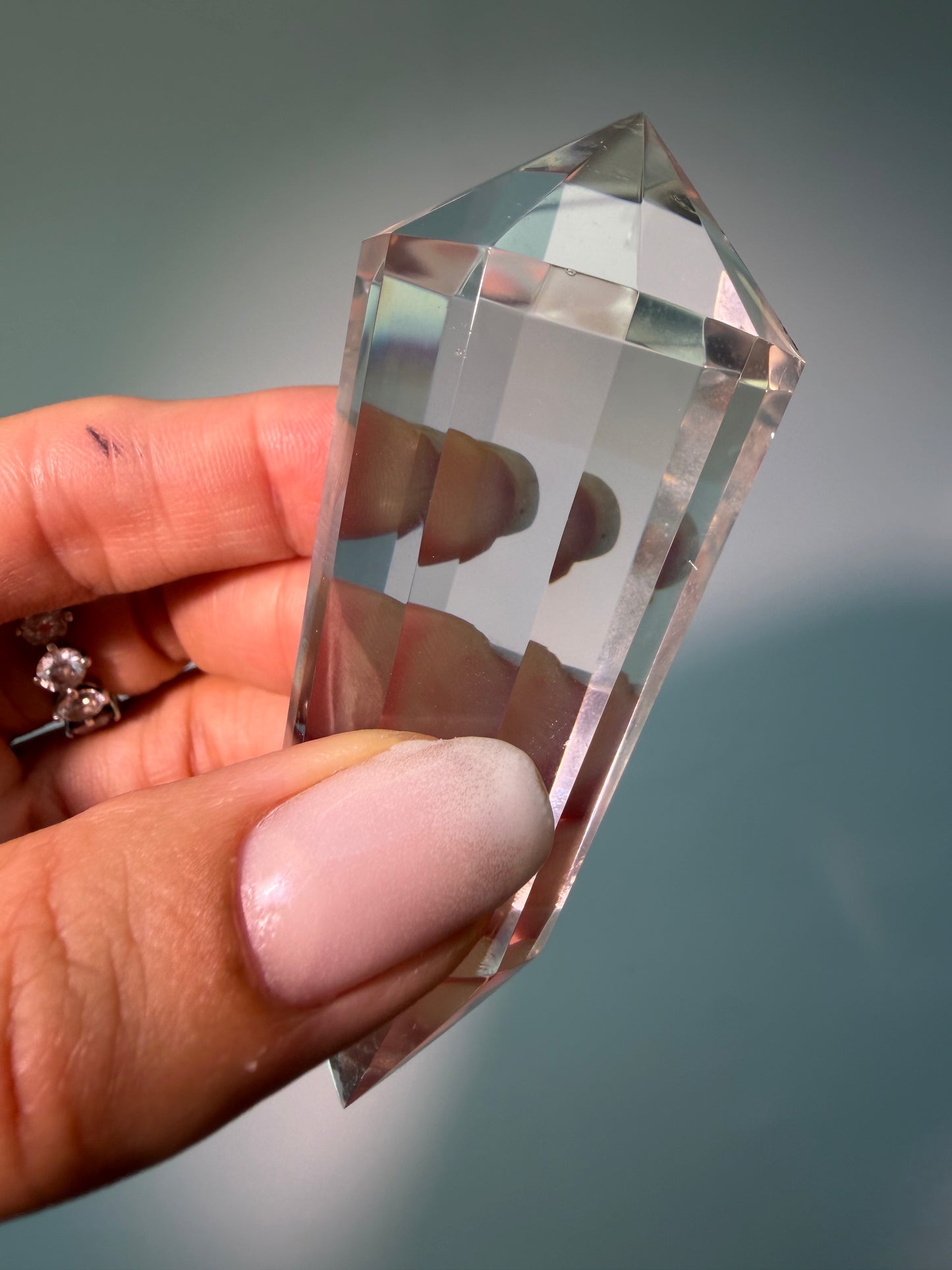 Exklusiver Lemurian Vogel Kristall ultraklar, Bahia Brasilien, 8.1 cm, 95 g