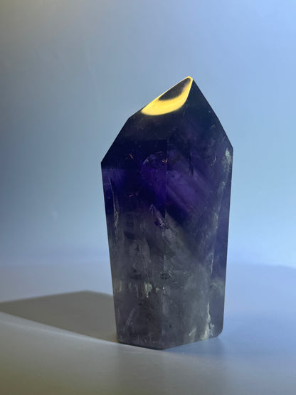 Amethyst Phantom Bergkristall Spitze - 10cm, 304g