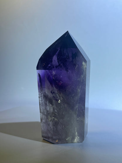 Amethyst Phantom Bergkristall Spitze - 10cm, 304g
