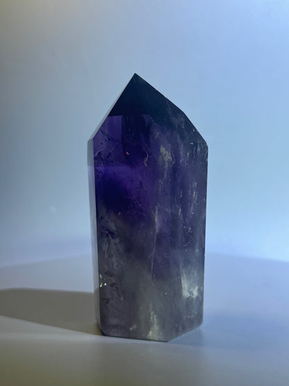 Amethyst Phantom Bergkristall Spitze - 10cm, 304g