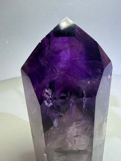Amethyst Phantom Bergkristall Spitze - 10cm, 335g