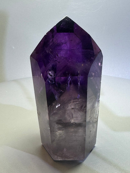 Amethyst Phantom Bergkristall Spitze - 10cm, 335g