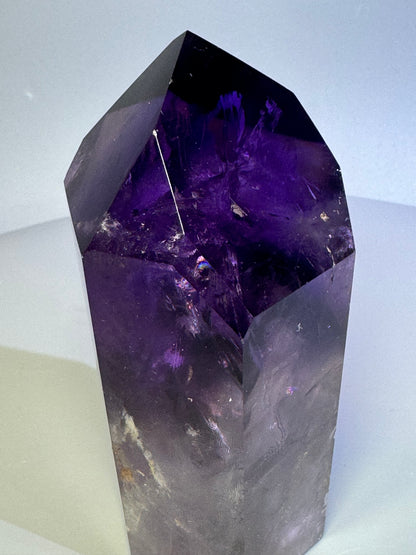 Amethyst Phantom Bergkristall Spitze - 10cm, 335g