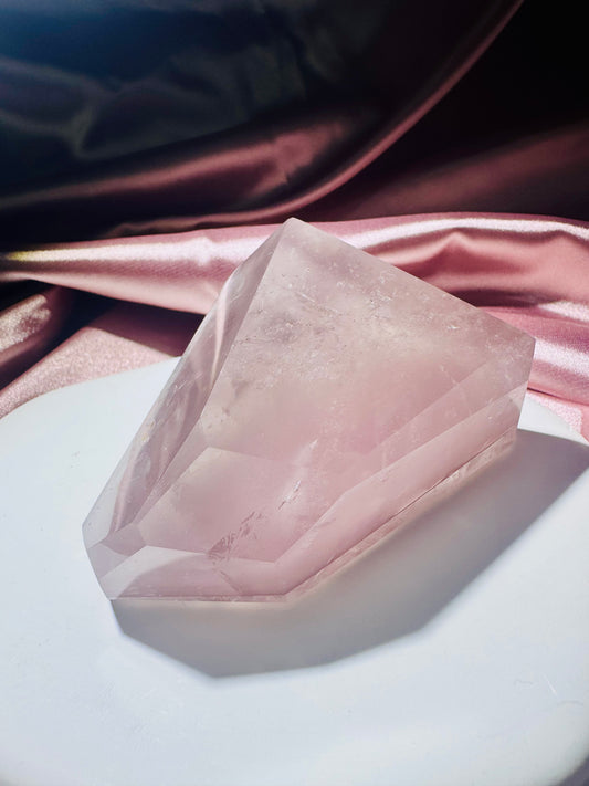 Wunderschöne Pink Lithium Freiform mit Phantom 💖 - 9cm, 235g