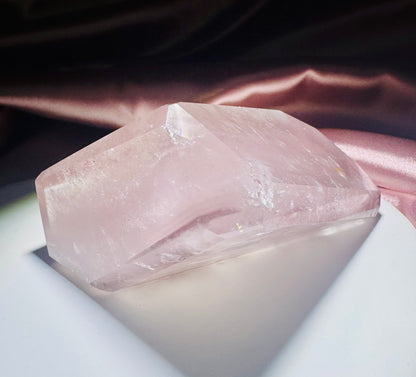 Wunderschöne Pink Lithium Freiform mit Phantom 💖 - 9cm, 235g