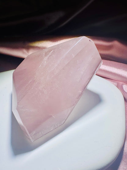 Wunderschöne Pink Lithium Freiform mit Phantom 💖 - 9cm, 235g