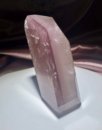 Wunderschöne Pink Lithium Freiform mit Phantom 💖 - 9cm, 235g