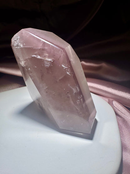 Wunderschöne Pink Lithium Freiform mit Phantom 💖 - 9cm, 235g