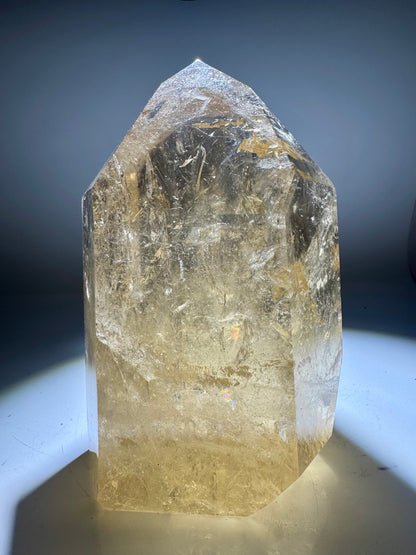 Natur-Citrin 14 cm – 1,5 kg – Premium Qualität aus Brasilien 🍯✨