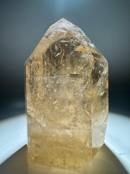 Natur-Citrin 14 cm – 1,5 kg – Premium Qualität aus Brasilien 🍯✨