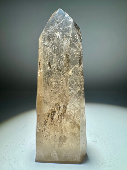 Natur-Citrin 15,4 cm – 421 g 🍯 Extra klare Premium Qualität Brasilien